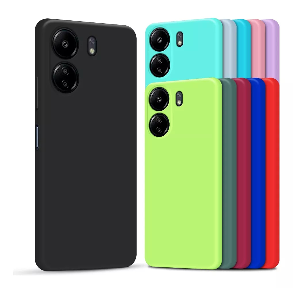 Capa Capinha Aveludada Anti Impacto + Película 3D Para Xiaomi Poco C65