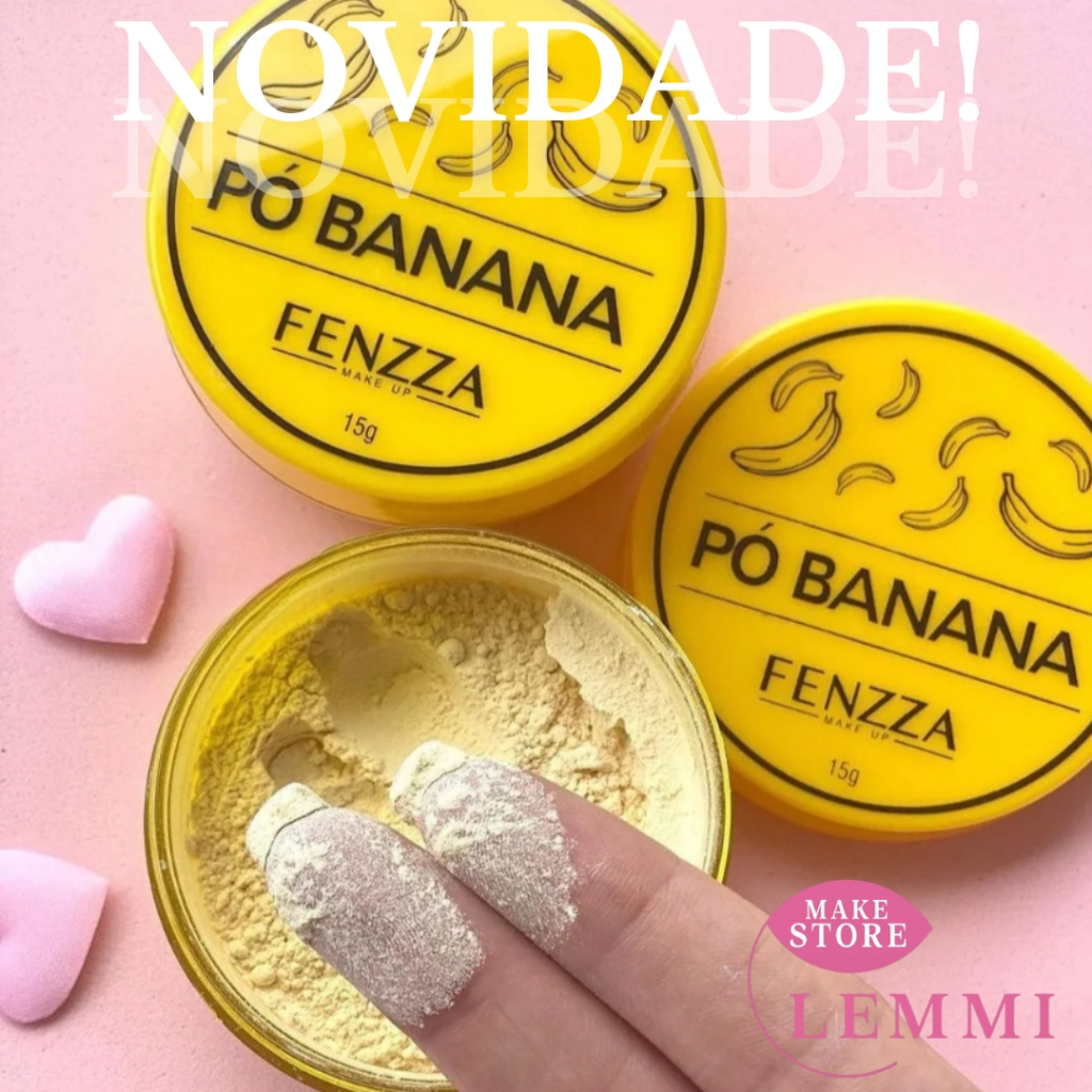 Pó Banana Fixador Translucido Finalizador – Fenzza