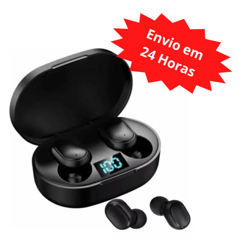 Fone de Ouvido Bluetooth Tela Led Sem fio Airdots 