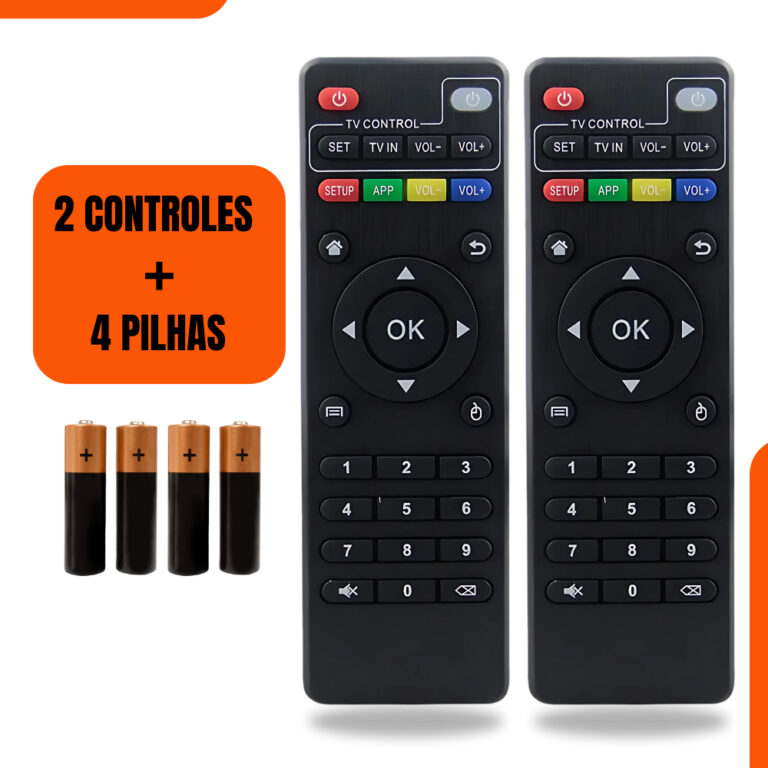 Kit 2 Controle Remoto Para Tv Universal Compativel