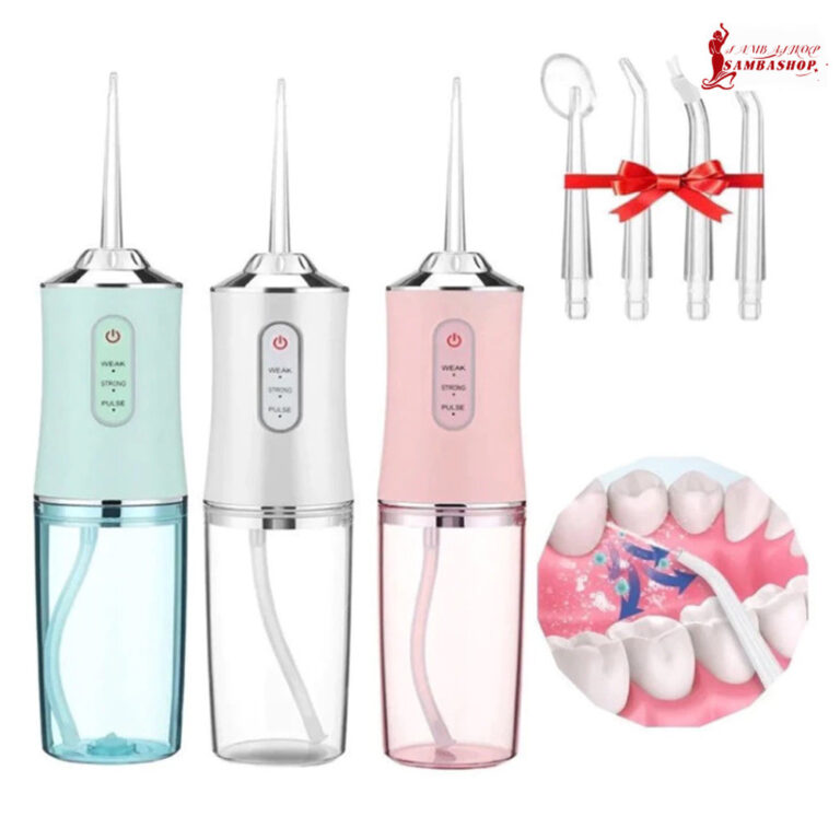 Irrigador Bucal USB Multifuncional 3 em 1 Jato Ág