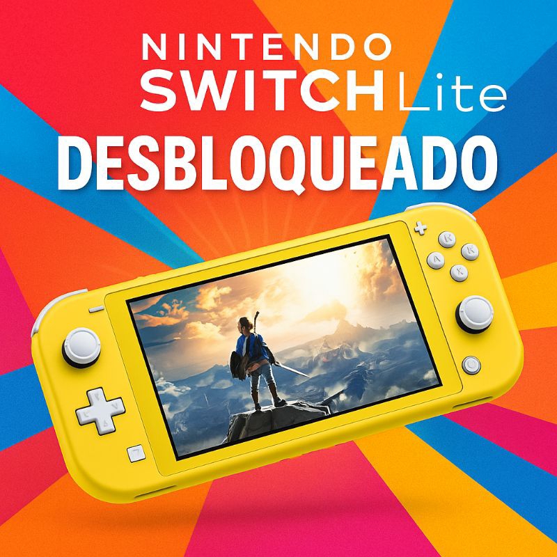 Nintendo Switch Lite desbloqueado | NOVO