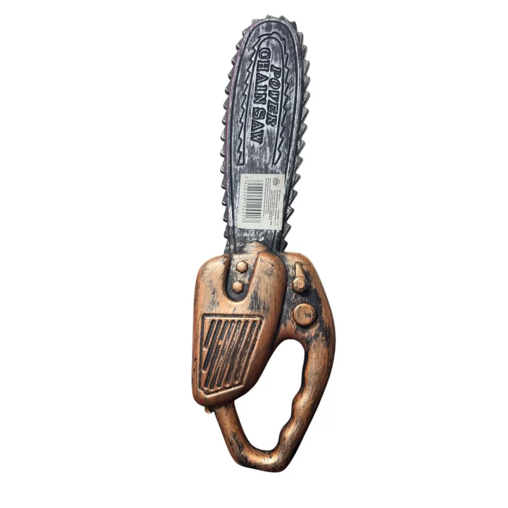 Brinquedo Motosserra 40cm Com Sangue – Fantasia E Halloween