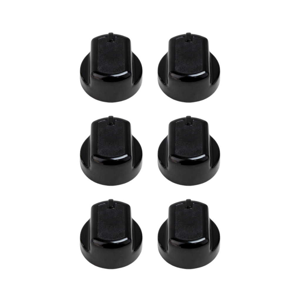Kit Botões Manipulos Para Fogão Dako Supreme Glass 5 Bocas Mesa De Vidro