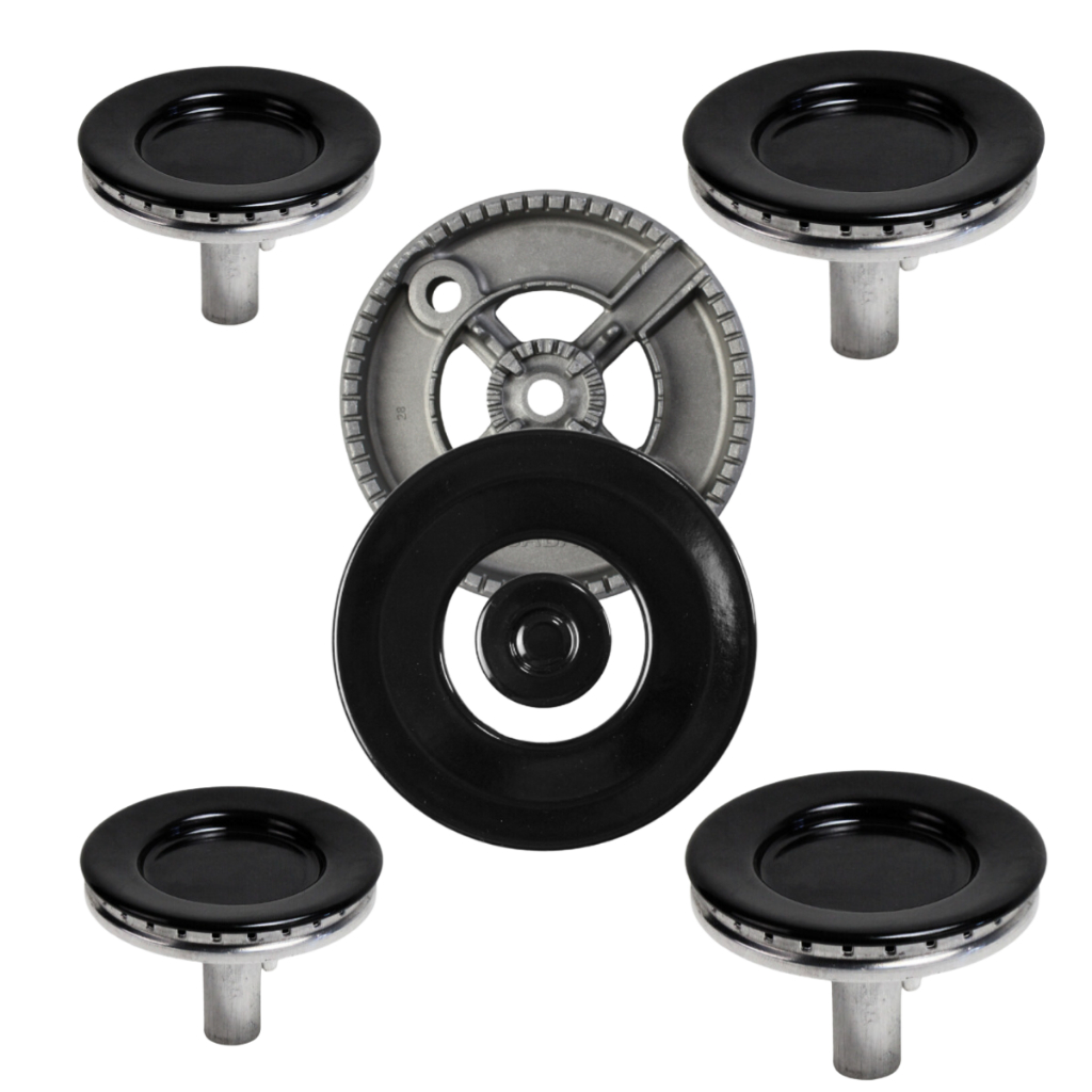 Kit Espalhadores Queimadores Fogão Atlas Agile Glass 5 Bocas