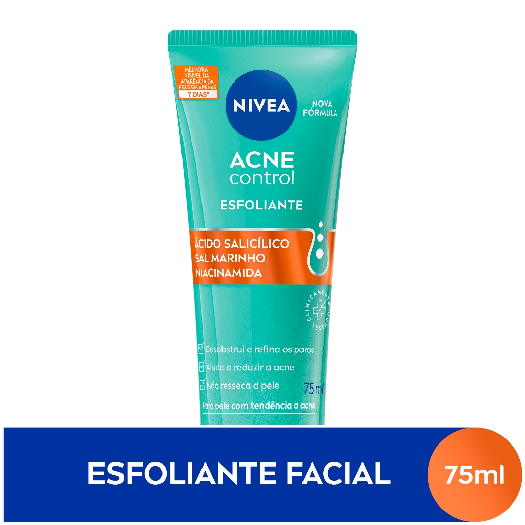 NIVEA Esfoliante Facial Acne Control 75ml BBB 26