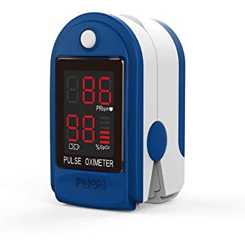 Oxímetro Digital Pulso De Dedo Medidor Sangue Por