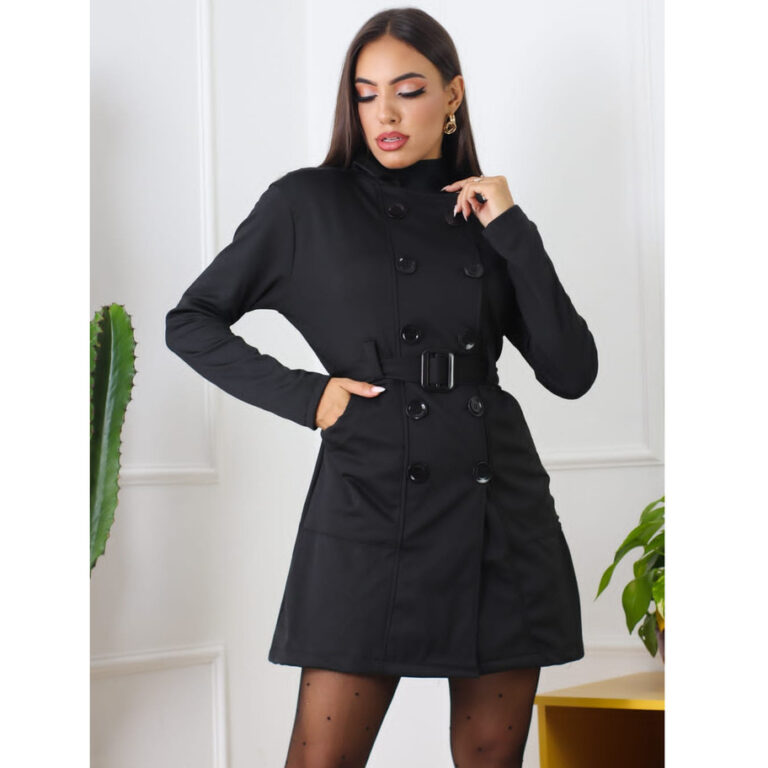Sobretudo Feminino Moletom Casaco de Frio Longo co