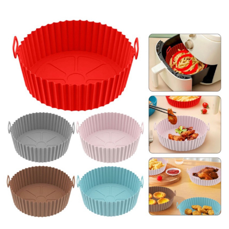 Forma Para Fritadeira Air Fryer Em Silicone Antiad