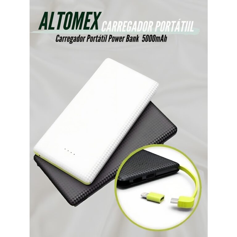 Carregador Portátil Power Bank 5000mAh