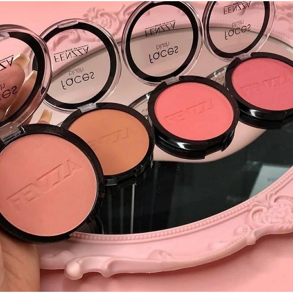 Blush Compacto Fenzza Faces – Super Fininho e Ultra Pigmentado