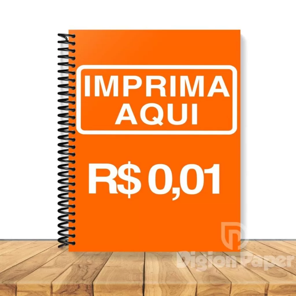 Impressão de Apostila com Encadernação Frente e Verso -Preto e branco ou colorido