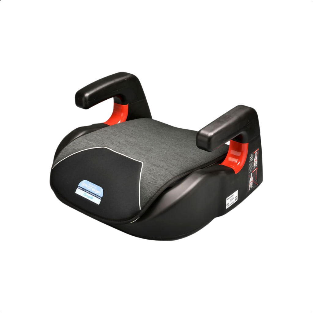 Assento para Carro de Elevação Protege Mesclado Preto Segurança e Conforto para Crianças