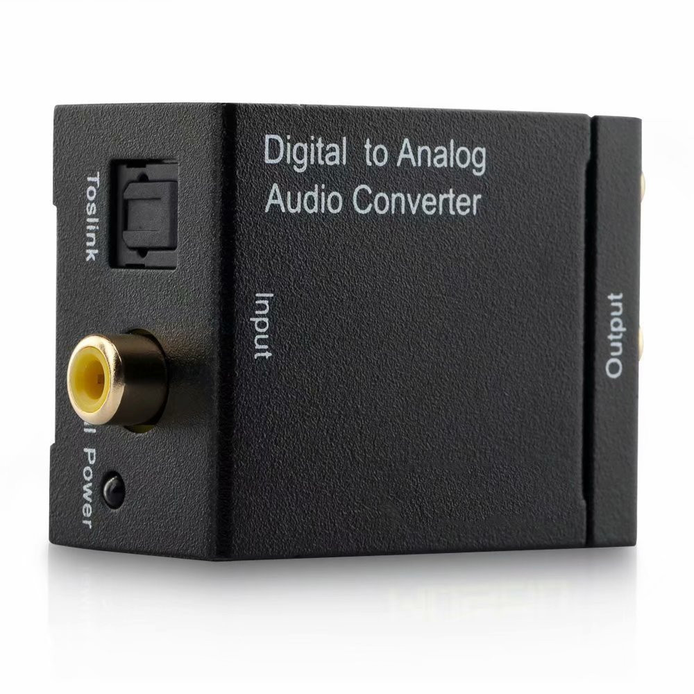 Conversor de Áudio Óptico para RCA Analogico + Cabo Toslink para TV Original Oferta