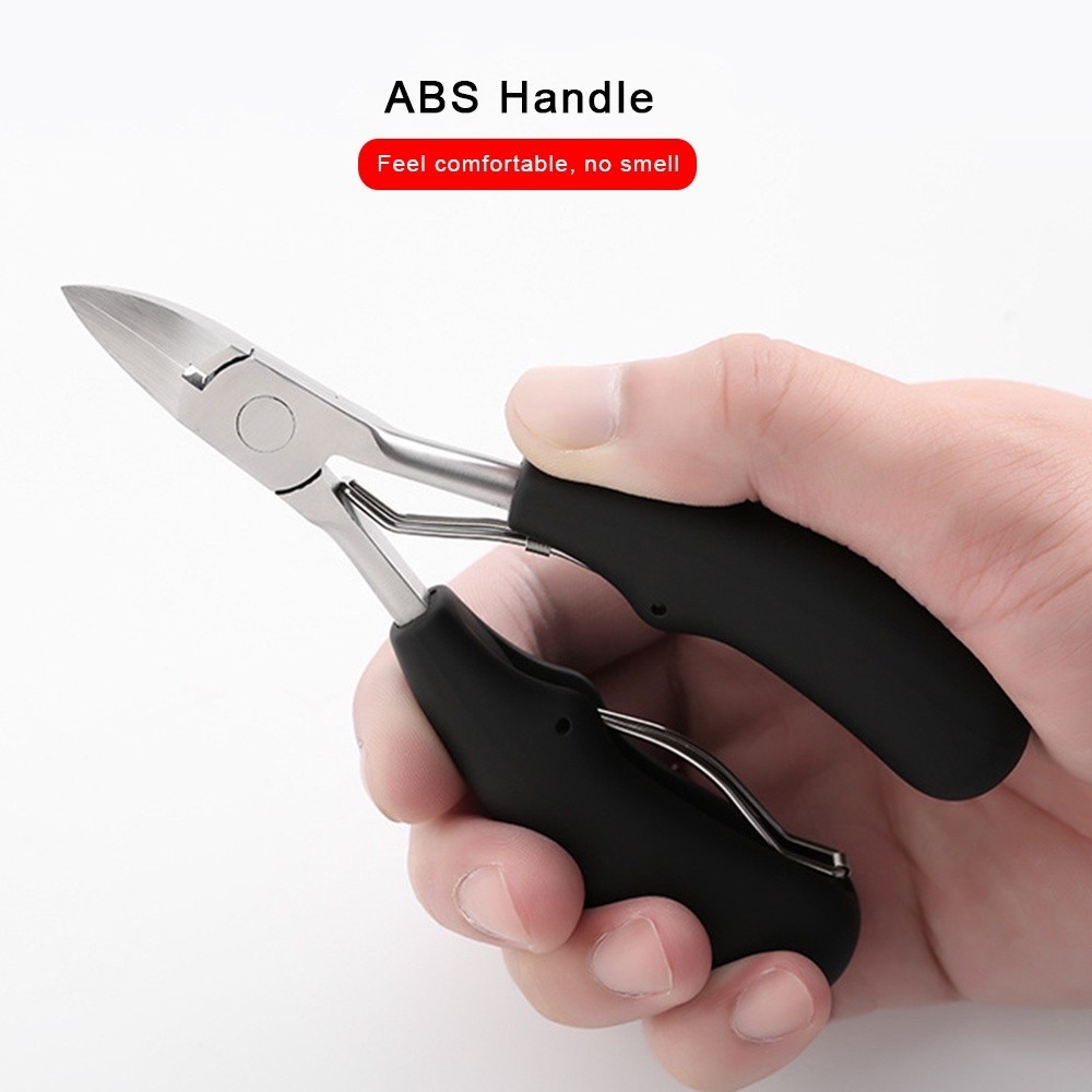 Alicate mola dupla De Cortar Unha Curvado Profissional Aço Inox Manicure, pedicure e podologia e dec