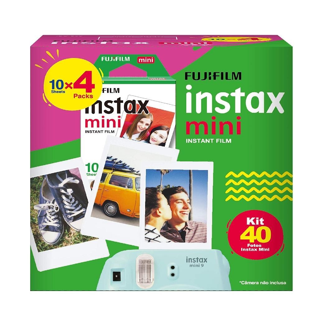 Filme Instax Mini Fujifilm – 40 Fotos