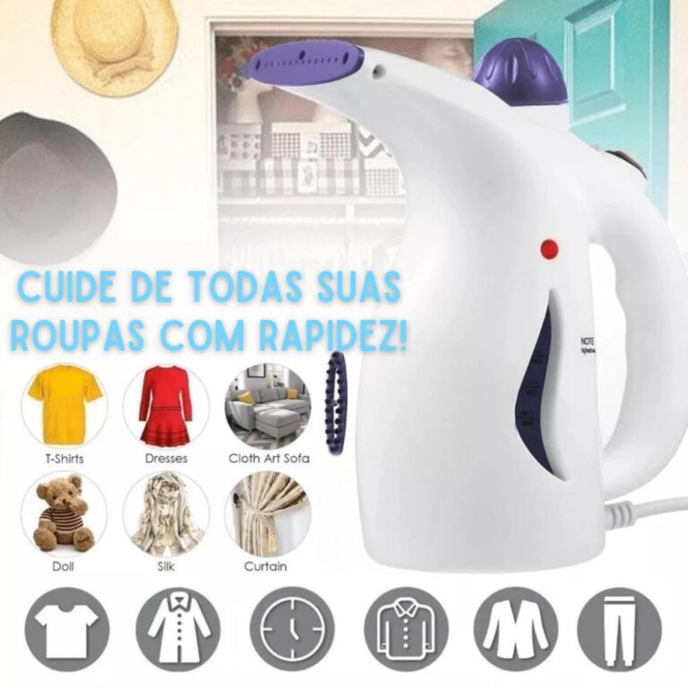 Passadeira 2 em 1 – 110V ou 220V Ferro A Vap