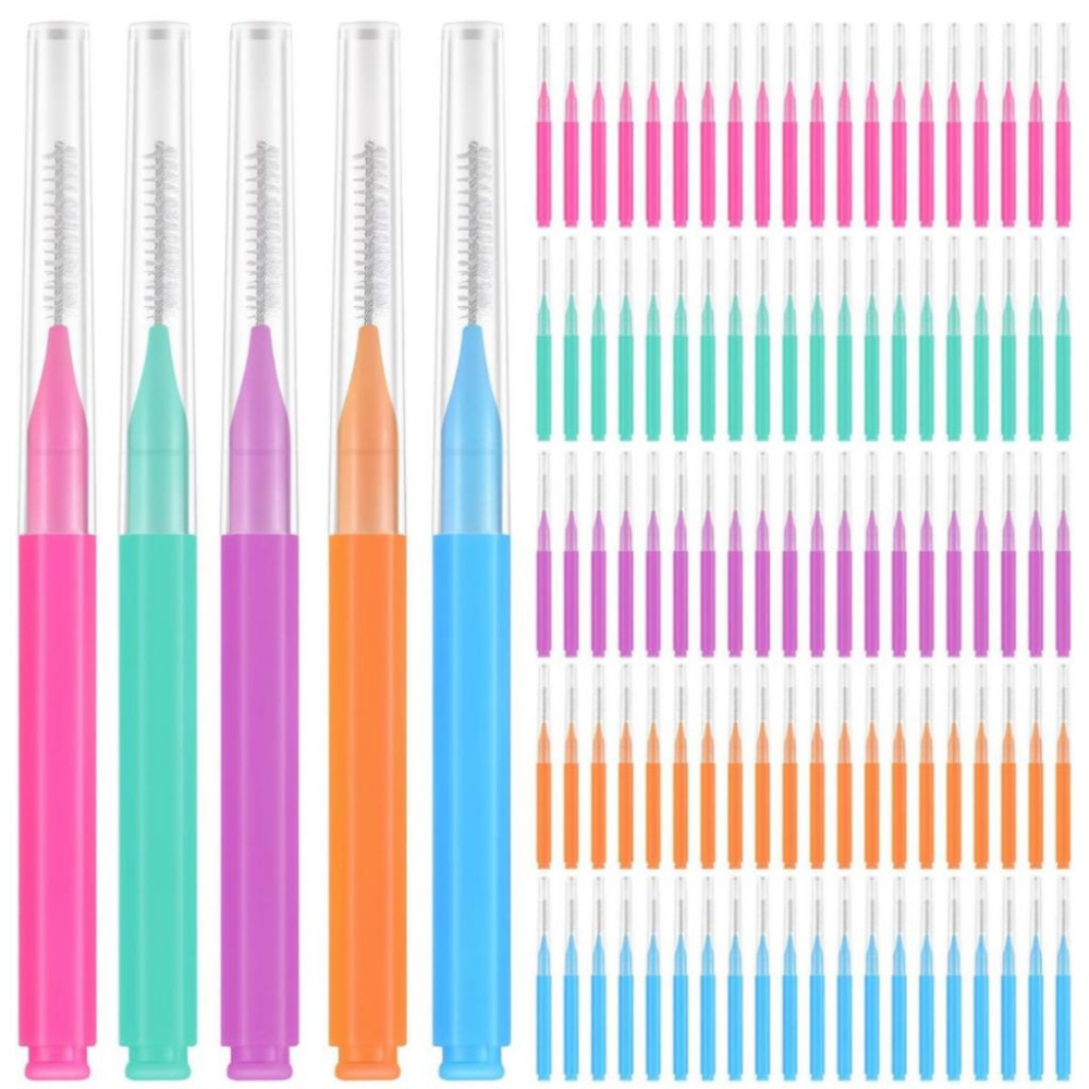 10/20/30/50 Escova de Dente Interdental Dental Picks Escovinha para limpeza