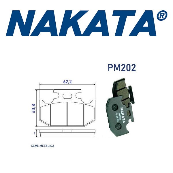 Pastilha de Freio traseiro Fazer YS 250 – Na