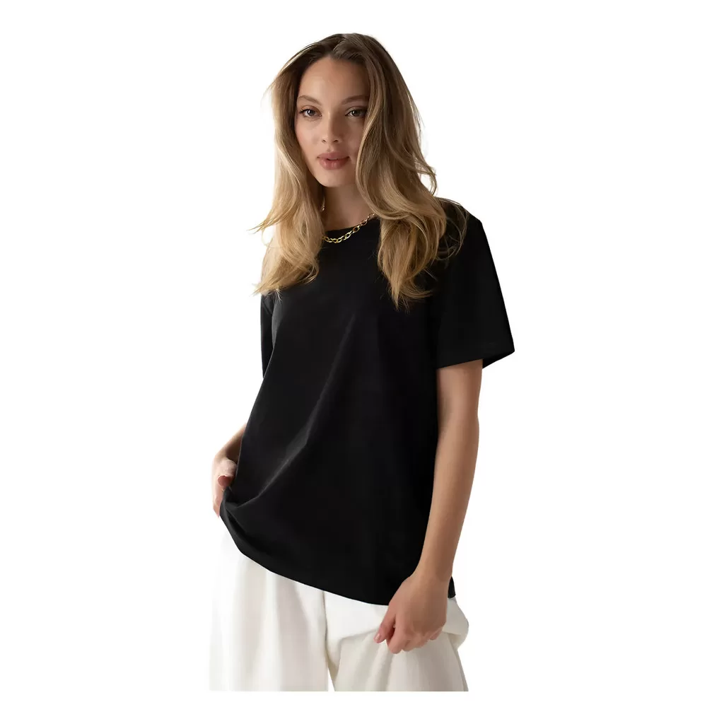 Camisa Camiseta Básica Feminina 100% Algodão Linha Premium