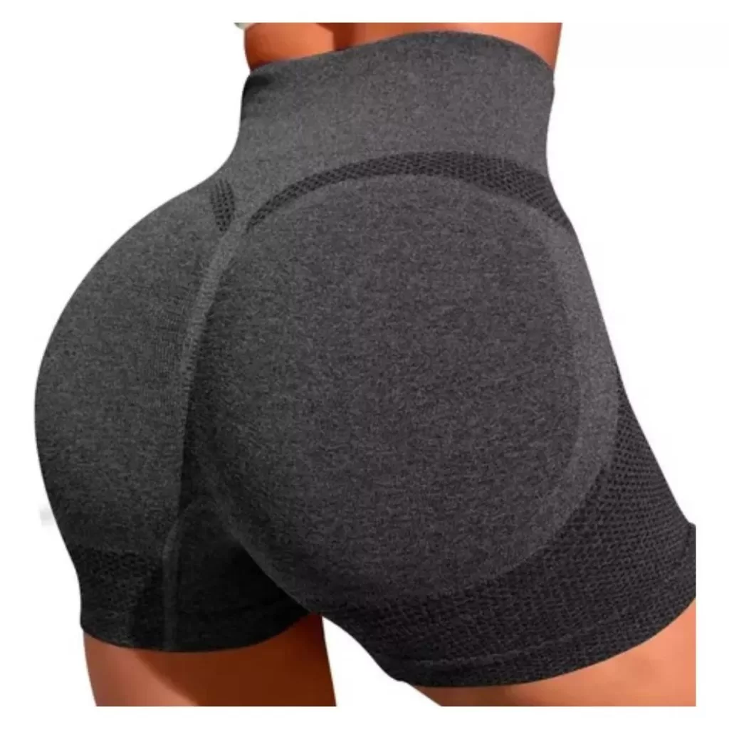 Shorts Selene Push Up Sport Fitness Básico Sem Costura