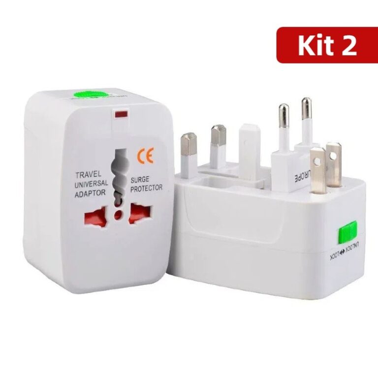 Adaptador Tomada Universal Internacional Portátil