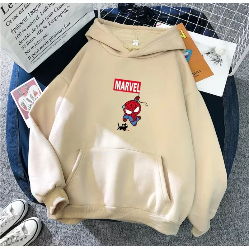 BLUSA DE FRIO MOLETOM CANGURU UNISSEX HOMEM ARANHA MARVEL