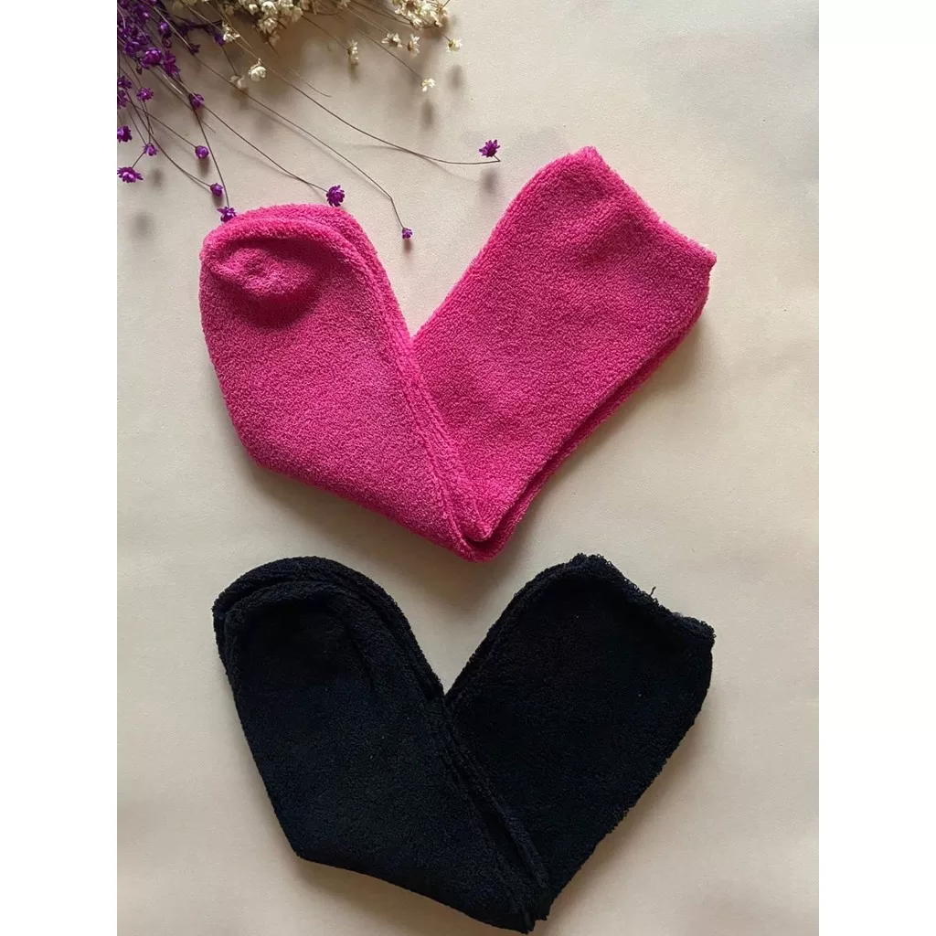 KIT 2 Pares Meias Térmica Feminina Adulto Fofinhas