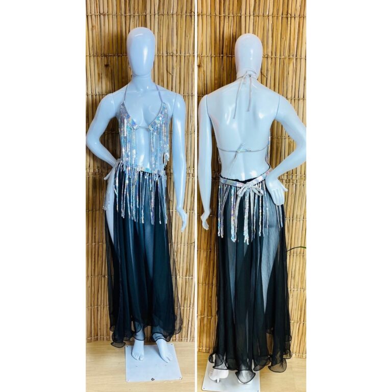 [Liquidação] Dança do Ventre Traje Bordado Comp