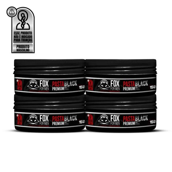 Pasta Modeladora para cabelo Efeito Black Preto Es