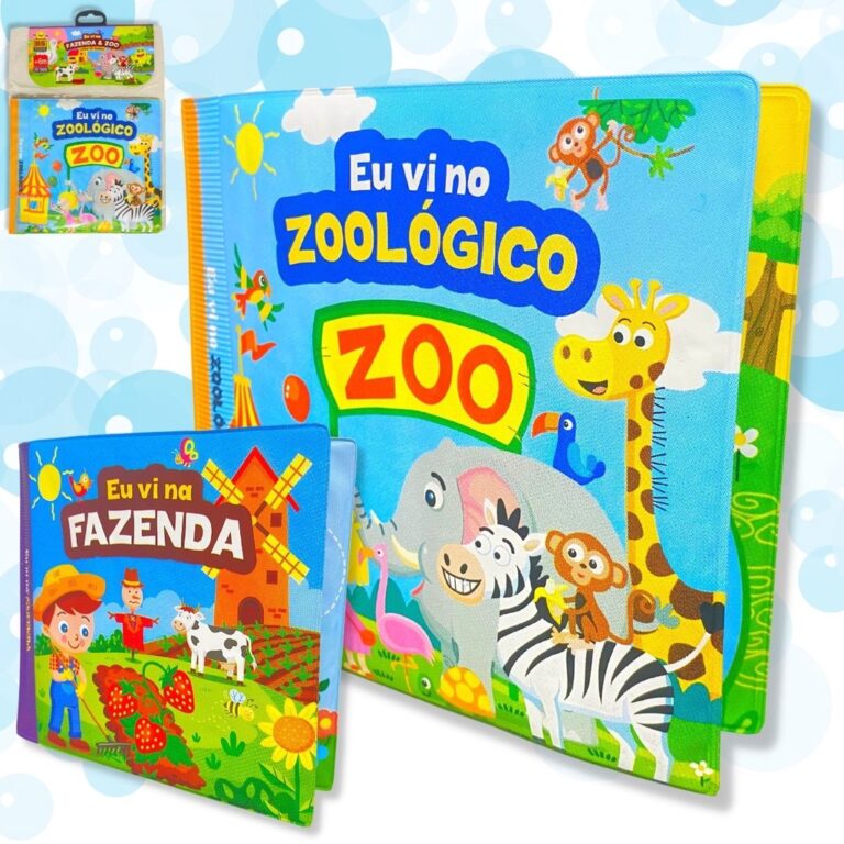 Livro Educativo Hora Do Banho Bebê Brinquedo Impe
