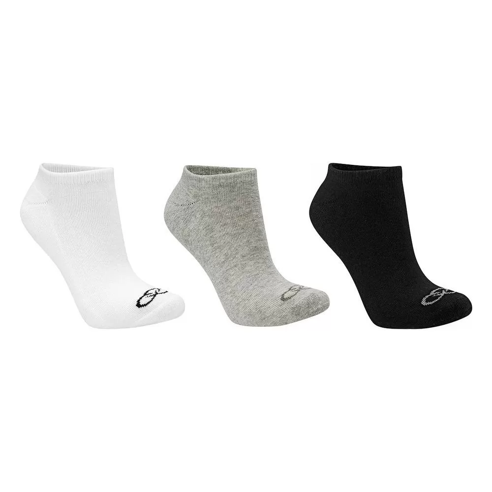 Meia Olympikus Cano Baixo Pacote Com 3 Masculina – Branco e Cinza