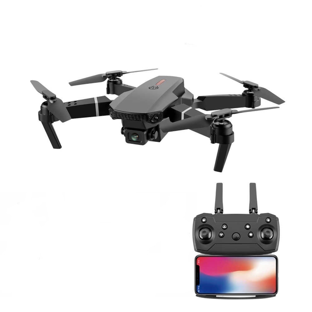 Drone E88 Para Iniciantes Camera HD WiFi Dobrável FPV Retorno Automático Controle Fácil Bolsa