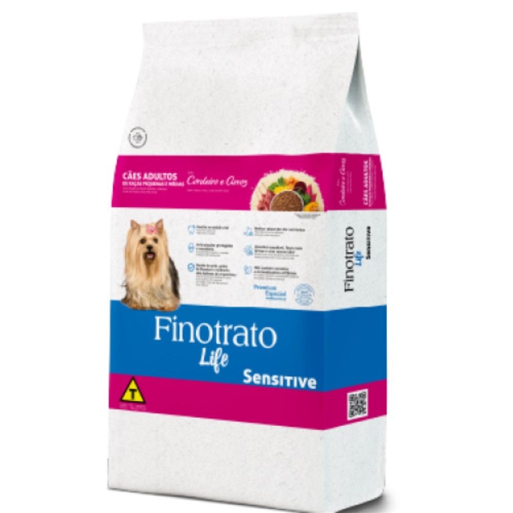 Ração Para Cachorro Finotrato Prime Sensitive Cães Raças Pequenas e Médias 10 kg
