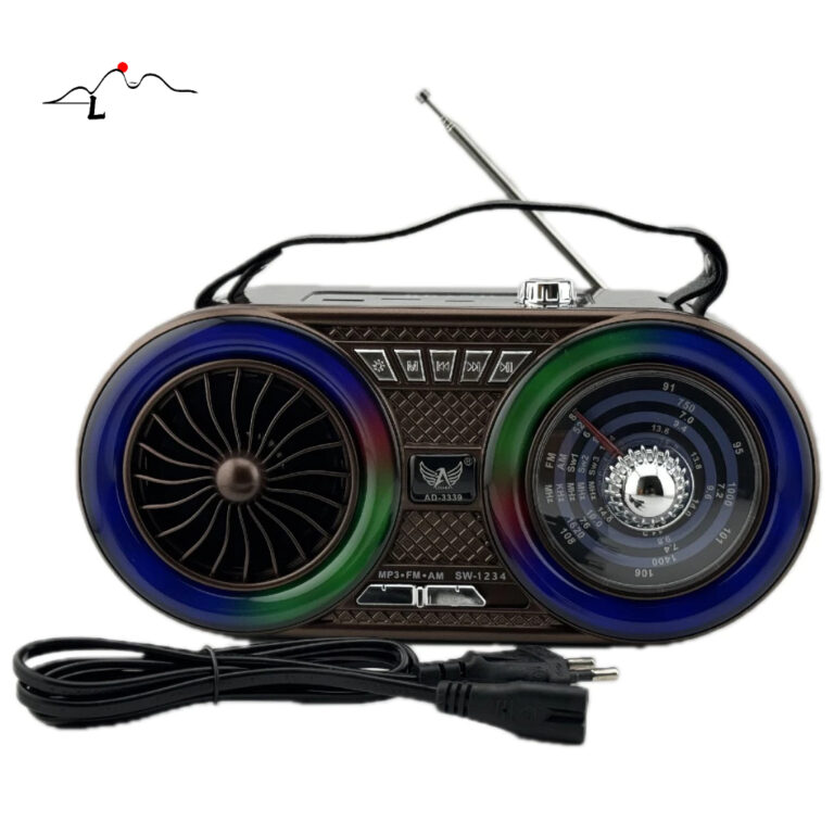 Caixa De Som Rádio Retrô Am Fm Bivolt Pen Drive 