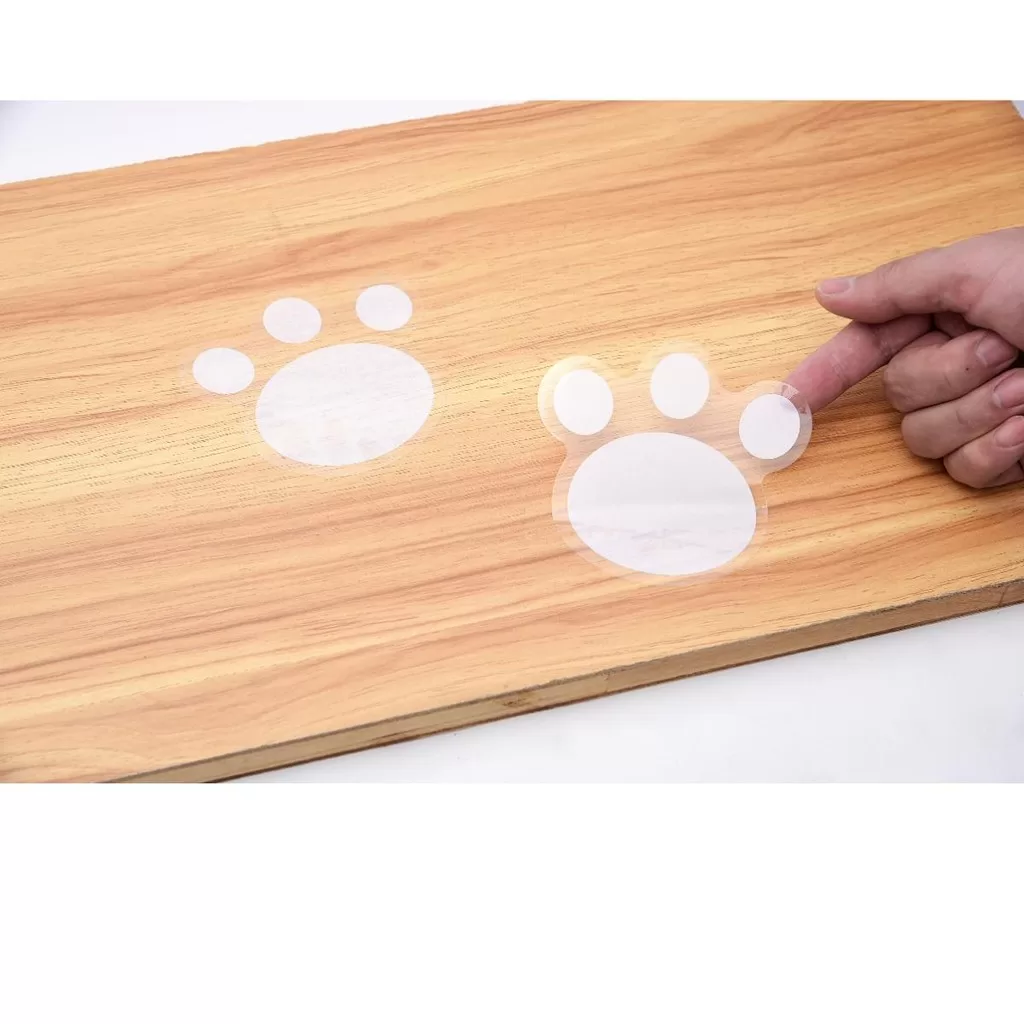 Adesivo Pegada de Coelho Branca 24 Peças 10×9.5cm