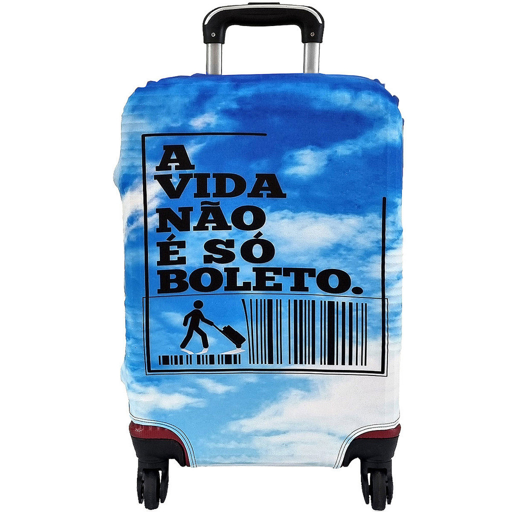 Capa para Mala Viagem Codigo de Barra