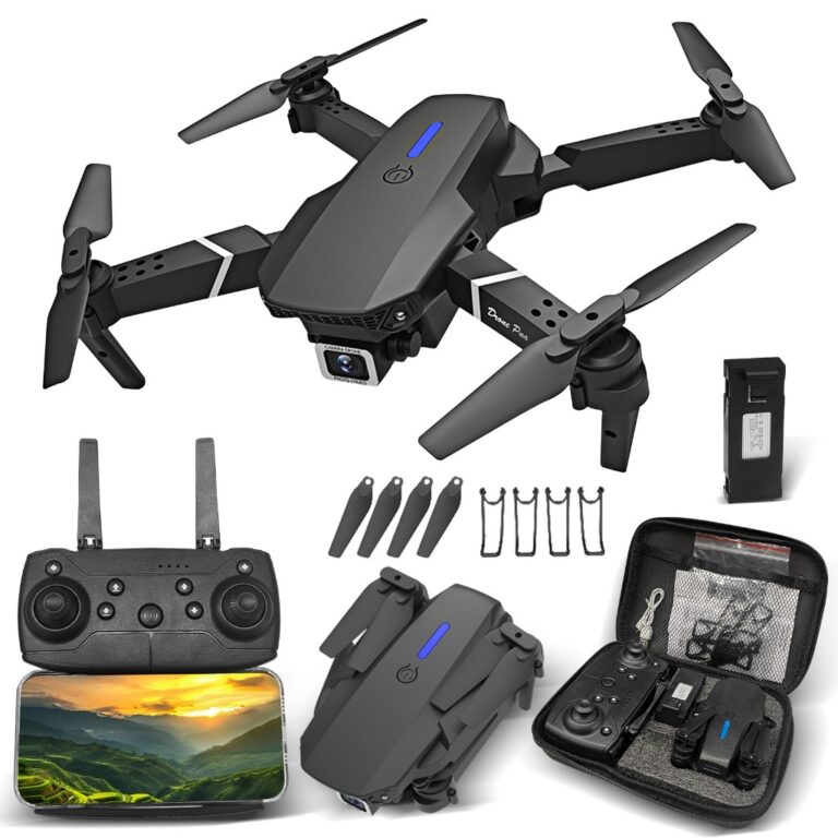 Mini Drone E88 Pro WIFI FPV Com Câmera RC Toy 4K 
