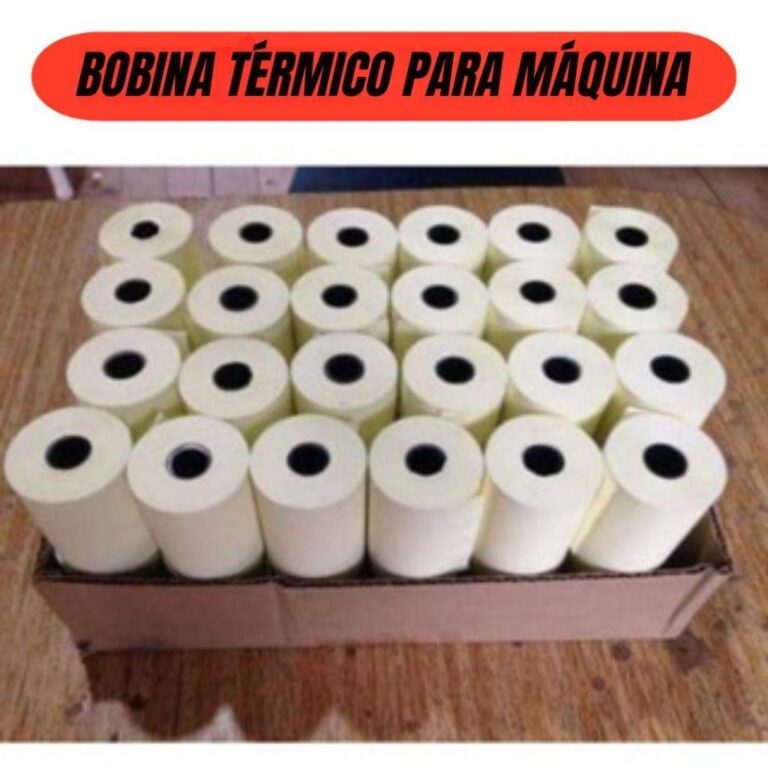 Bobina Térmica 57x16mm Branca para Maquininha de 