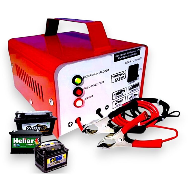 Carregador De Bateria 12v Até 300amperes Cf5 Inte
