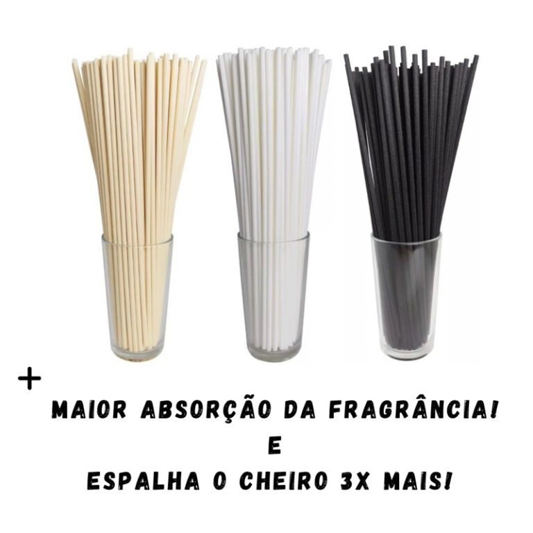 10 Vareta de Fibra Algodão Para Difusor de Vareta
