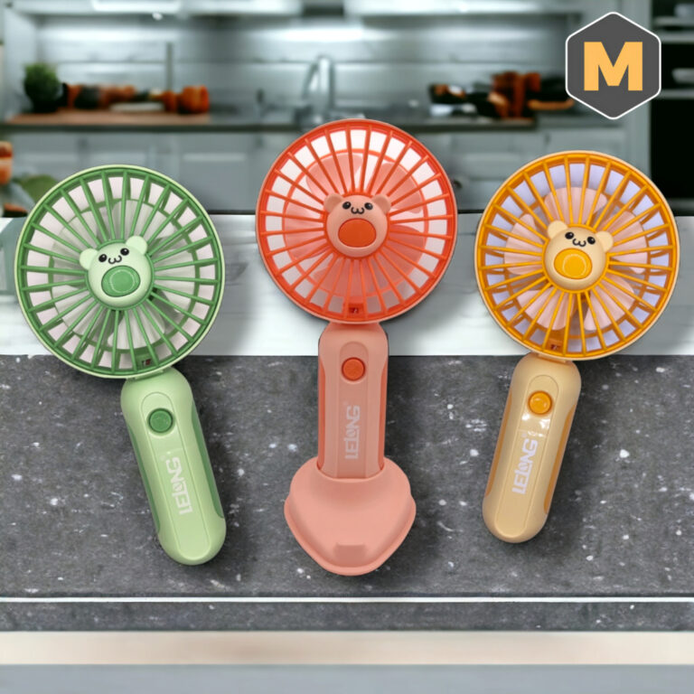 Mini Ventilador Portátil Recarregável De Mesa e 