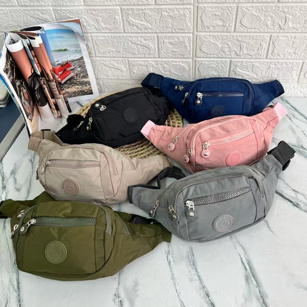 Bolsas pochete de cintura feminina de pano Oxford à prova dágua designer cintura banana