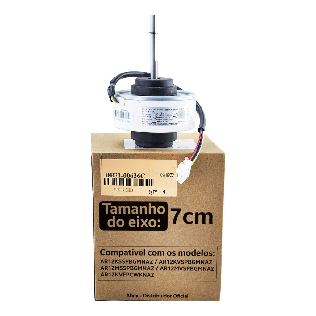 Motor Evaporadora Ar Condicionado Samsung Inverter 9.000 A 12.000 Btus DB31-00636C 220v Original
