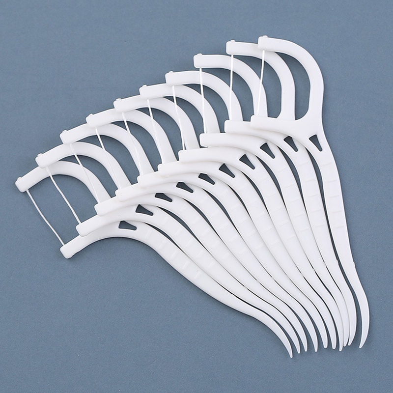 50 Pcs Fio Dental Picks Palitos Dentes Vara Dente Escova De Limpeza Interdental Pick Oral Higiene