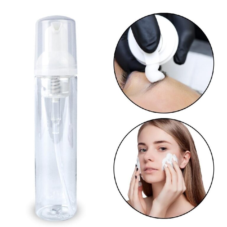 Frasco Válvula Pump 100ml Cílios Limpeza Pele Ro