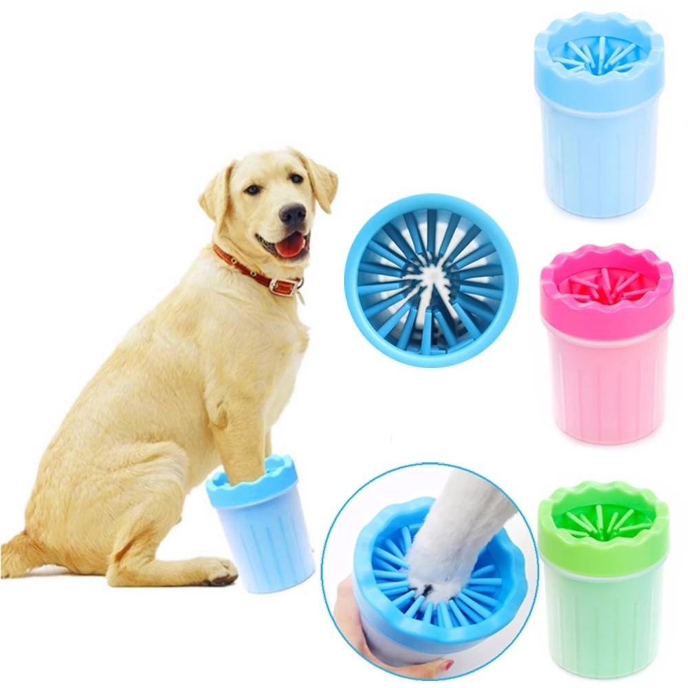 Limpa Patas Cachorro Animais Em Silicone Washer Cup Pets Copo Limpador Banho Cão