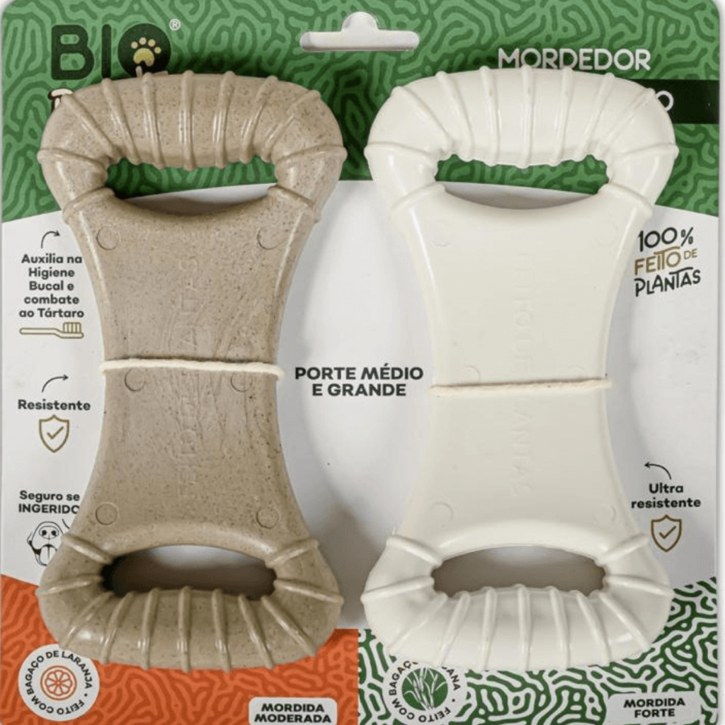 Brinquedo mordedor Para Cães Biobone Cana De Açúcar Zero Plástico Pet 100% natural