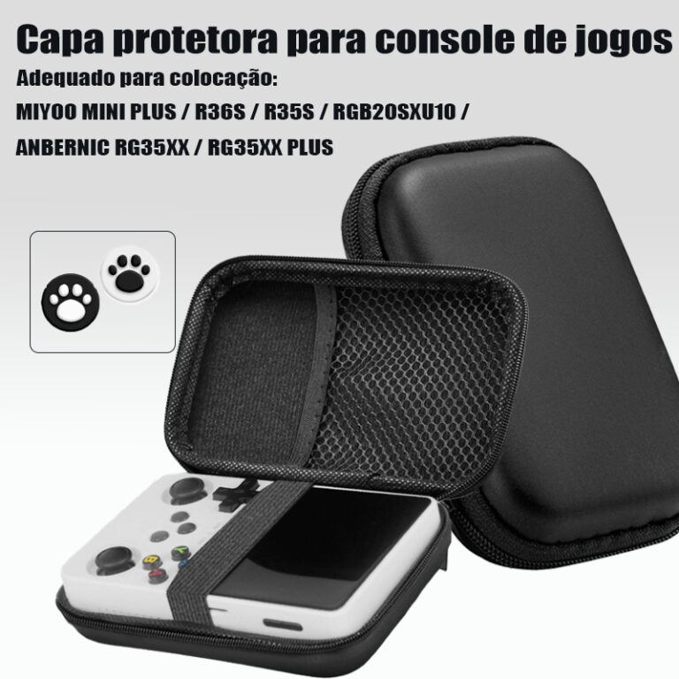 Case EVA Rígido para Console Portátil MIYOO MINI