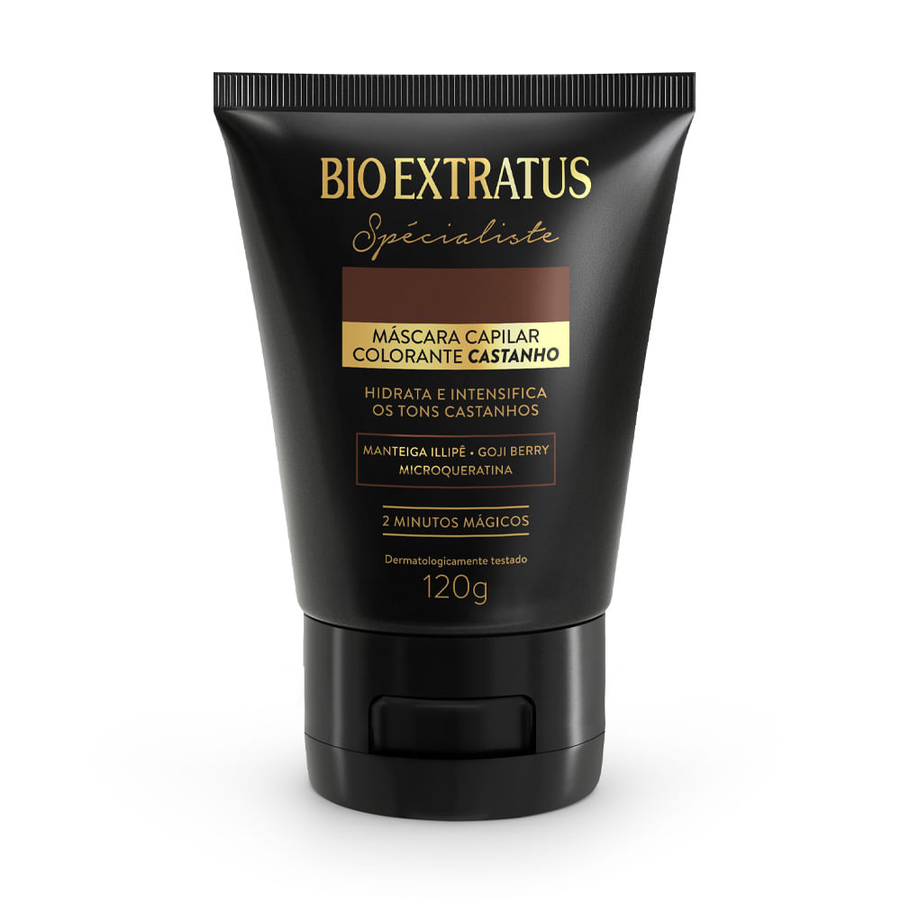 Máscara Specialist Colorante Castanho 120g Bio Extratus
